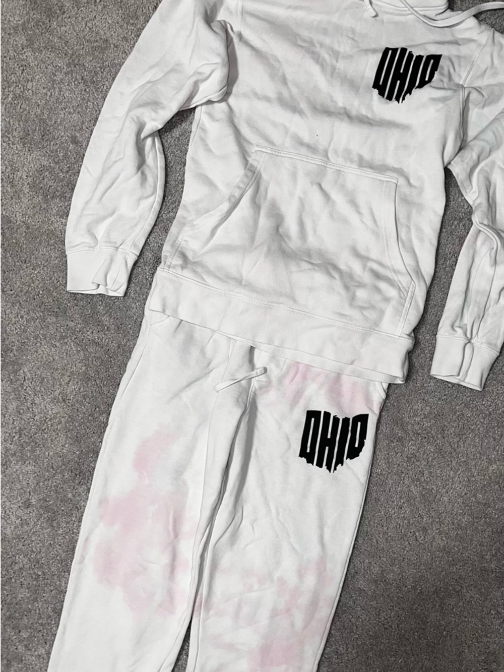 Women’s Tie Dye ‘OHIO' Jogger Sweatpants Set - Picture 2 of 4